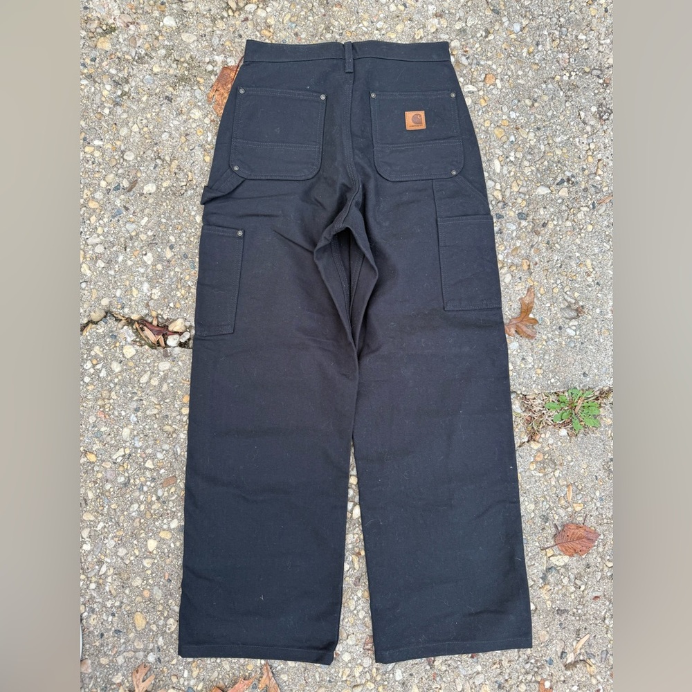 SOLD! Carhartt Duck Double Knee Dungaree Jeans In Like New Condition Size 28x34